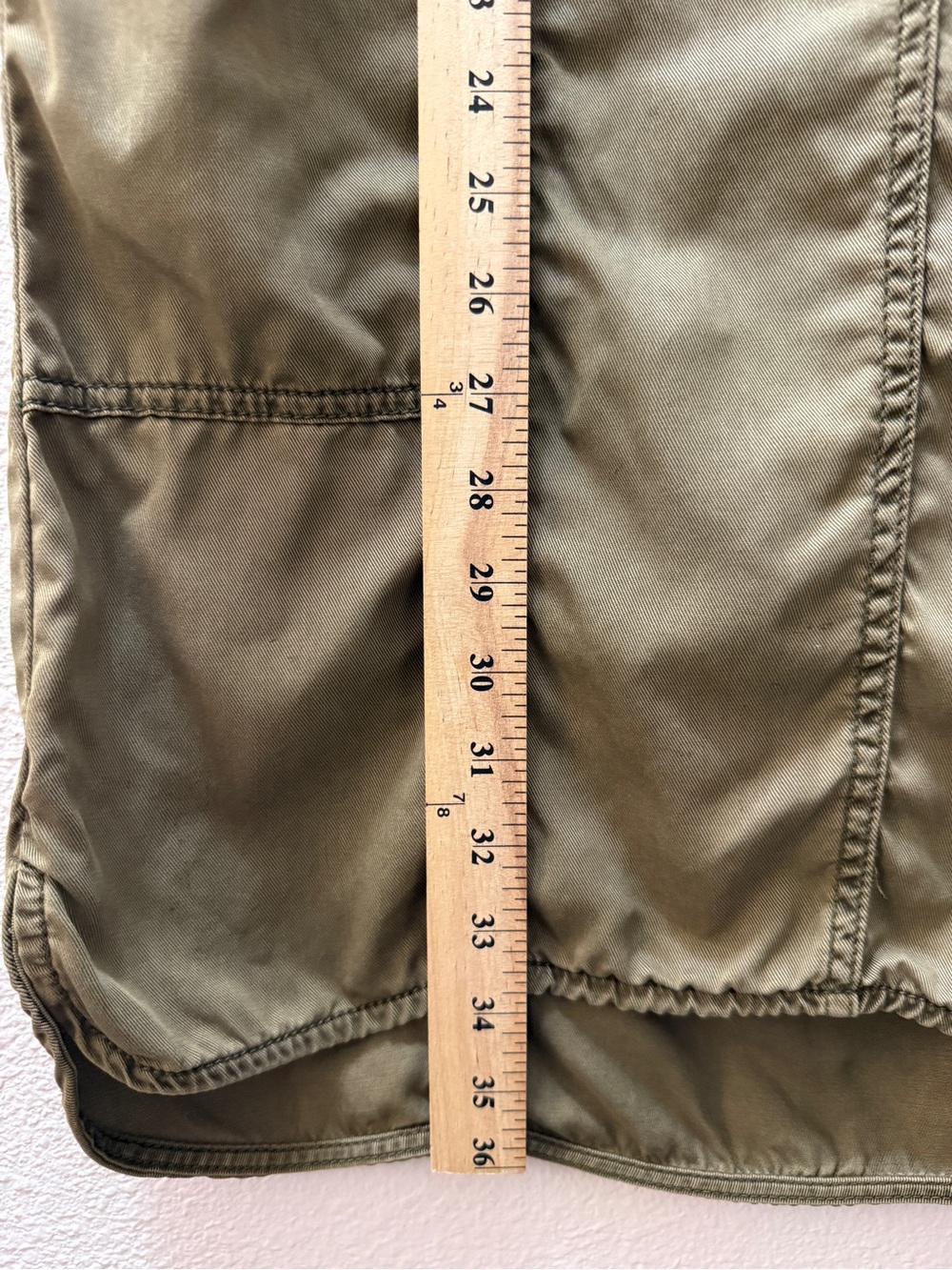 Anthropologie Pilcro and the Letterpress Lyocell Olive Green Utility Dress XS - Picture 9 of 11